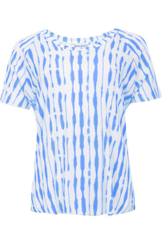 Maicazz Enthe - t-shirt Ink stripe spring blue