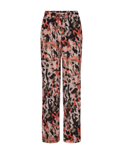 Freequent fqlexey-pants Black w. Hot Coral