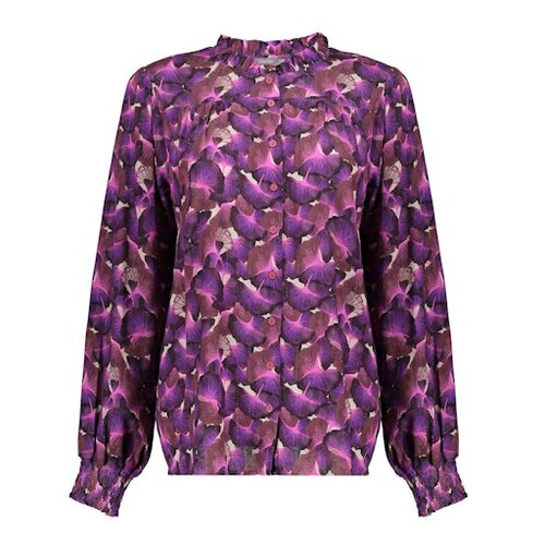 Geisha Blouse  sand/purple