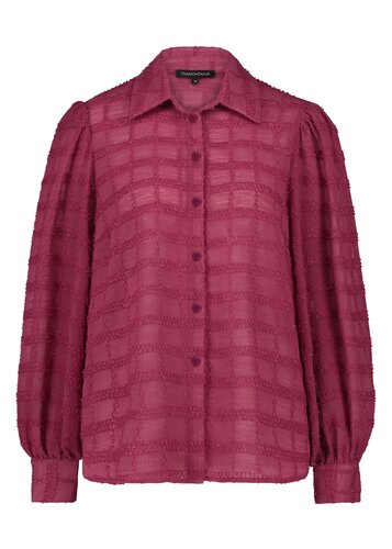 Tramontana Blouse Fancy Woven Cerise