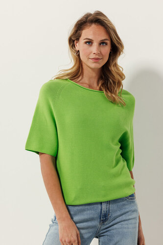 Tramontana Short-Sleeved Jumper Kiwi Q05-16-603