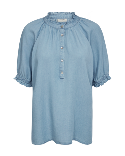 Freequent fqcarly-blouse Light Blue Denim