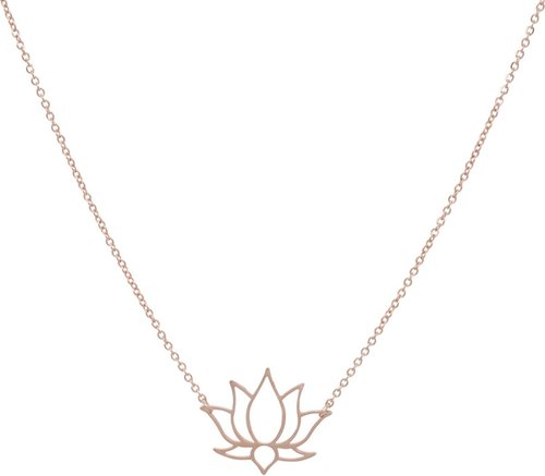 ZAG rose-goud collier lotus